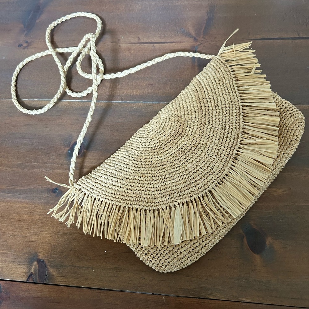 Woven Fringe Crossbody bag